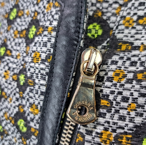 Guess by Marciano Women's Blazer Coat Jacket Asymmetrical Zip Cotton Linen 2 US - Picture 6 of 15